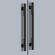 Plantex Cabinet Handle/Kitchen Cabinet Door Handle/Wardrobe/288 mm Cupboard Handle/Door Pull-Push Handle for Home/Office - Pack of 2 (Black)