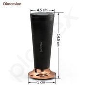 Plantex 6 Inch Sofa Leg for Bed Furniture/Aluminium Sofa Leg for Table/Support Legs/Furniture Leg - Pair of 2 (4 Piece) (DTS-87, Black & Rose Gold)
