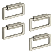 Plantex Rajwadi Drawer Kadi/Drawer Handle/Kadi for Drawers/Pull-Push Kadi for Home/Office Cabinet - Pack of 4 (Satin White)