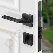 Plantex Premium Main Door Lock With 3 Years Warranty - Mortise Lock Set for Home (7122 - Z-Black)