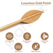 Plantex Cabinet Handle/288mm Handle for Cabinet/Door & Home Decore/Door Pull-Push Handle for Home/Office - Pack of 1 (Gold)