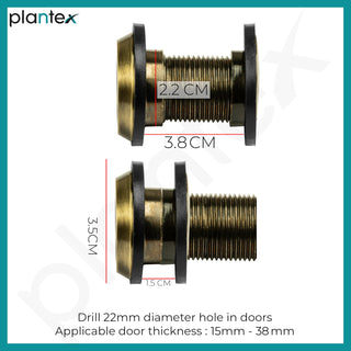 Plantex Door Eye/Eye Hole for Main Door/Door Eye Viewer/Eye Viewer for Safe Secure Home/Office/Hotel - (Antique)