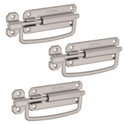 Plantex Door Stopper/5 Inch Baby Latch Kadi/Door Latch for Bathroom/Door Lock for Home/Office Doors - Pack of 3 (Matt)