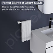 Plantex Smero Pure Brass Napkin Holder/Ring/Hand Napkin Holder for Wash Basin/Bathroom Accessories - Arrete(Chrome)