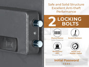 Plantex Digital Safe locker Box/108 litre Large Safe Locker for Home/Electronic Safety Locker with Master & User Dual Code Access with Emergency Key/Tijori Box/2 Years Warranty By Plantex (Grey)