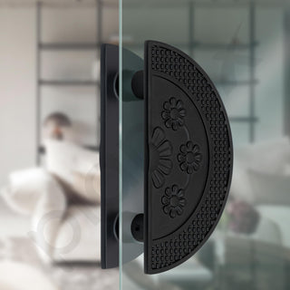 Plantex 6 Inch Main Door Handle/Aluminium Door Handle/Pull-Push Door Handle/Door Accessories (Pack of 1, Black)