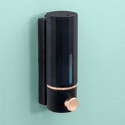 Plantex Soap Dispenser for Bathroom/ABS Shampoo Dispenser/Handwash Dispenser/Soap Dispenser for Washbasin/Bathroom Accessories - Pack of 1 (Black)