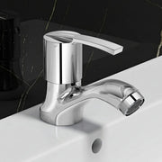 Plantex Pure Brass Pillar Cock Tap for Wash Basin with Water Saving Aerator/Tabletop Basin Tap with TeflonTape/7 Year Warranty by Planex (ÃƒÂ¢Ã¢â€šÂ¬Ã…Â½AQ-1403-Mirror Chrome)