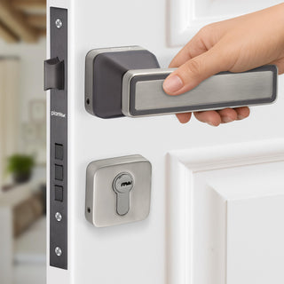 Plantex Door Lock for Home/Main Door Lock Set with 3 Computerized Key/Mortise Lock for Door with Brass LockBody & Cylinder (SM026, Satin & BNM)