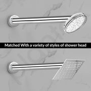 Plantex 12-Inch Round Cross Shower Arm for Overhead Shower/Stainless Steel Shower Pipe/Wall Mount Bathroom Fitting with Â½-Inch Thread - Pack of 1 (Chrome)