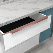 Plantex Profile Handle for Kitchen Cabinet/36 Inch Alluminium Drawer Profile Handle/Wardrobe Pull Handle for Home/Office/Hotel - Pack of 1 (Rose Gold)