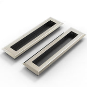 Plantex Sliding Door Handle/Concealed Handle for Sliding Door/160mm Concealed Handle for Wardrobe/Kitchen Cabinet - Pack of 2 (Satin)