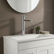 Plantex Wash Basin Mixer Tap/Pure Brass Tap Handle and 304 Grade Stainless Steel Body/Hot & Cold Basin Mixer/Pillar Spout for Wash Basin/Deck Mount - (8013-2, Chrome)