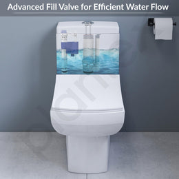 Plantex  Anti-Siphon Toilet Flush Tank Fill Valve/ Repair Kit 6