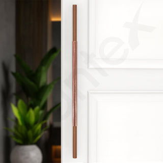 Plantex Heavy Duty Main Door Handle - 1200 mm Pull-Push Handle for Home/Hotel/Office - Pack of 1 (Rose Gold) - 3 Years Warranty