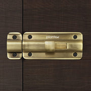 Plantex Premium Heavy Duty Door Stopper/Door Lock Latch for Home and Office Doors - Pack of 10 (Brass Antique)