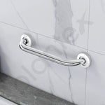 Plantex 14 Inch Grab Bar for Toilet/Bathroom Handle for Senior Citizen/Heavy-Duty Stainless Steel Support Bar/Bathroom Accessories (Chrome)