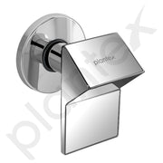 Plantex Angle Cocke for Bathroom/ Urinal Flush Valve with Teflon Tape & Brass Wall Flange - 25mm Pure Brass, 7 Year Warranty (Commercial & Residential Use) - (PRI-320-Chrome)