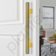 Plantex Door Handle/17 Inch Main Door Handle/Handle for Wooden Door/Pull-Push Door Handle/Door Accessories (Pack of 1, Brass Antique, Gold)