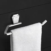 Plantex Towel Holder for Bathroom/304 Grade Stainless Steel Napkin Ring/Towel Hanger/Towel Ring/Bathroom Accessories - Pack of 1 (PM-2404, Chrome)