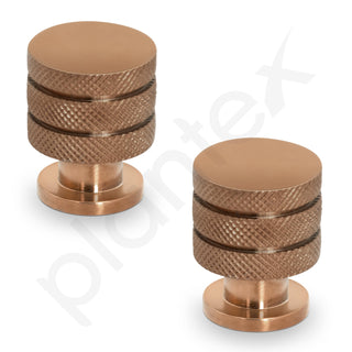 Plantex Knobs for Drawer/Drawer Knobs/Cabinet Knobs/Drawer knobs Handle/Pull-Push Knobs for Home/Office Drawers - Pack of 3 (Rose Gold)