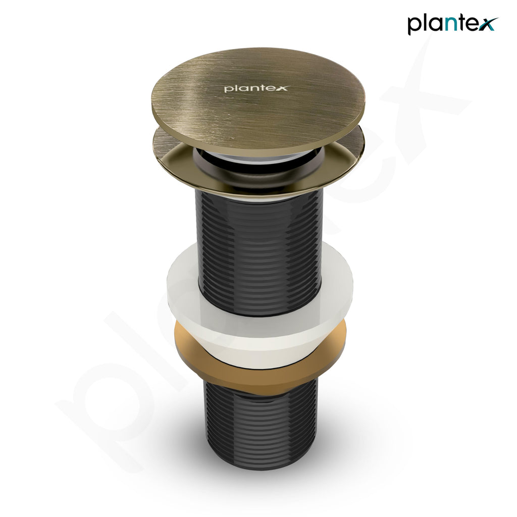 Plantex Pure Brass Waste Coupling for Wash Basin/5 inch Drain Out let ...
