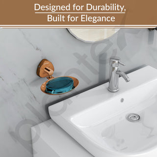 Plantex J4 Stainless Steel Wall Mounted Soap Holder for Bathroom/Soap Holder for Kitchen/Soap Stand for Bathroom/Bathroom Accessories (PVD Rose Gold Finish) Angel