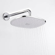 Plantex ABS Shower Head for Bathroom/10x8 Inch Rain Shower Head/Pressurized Overhead Shower/Self Cleaning Shower Head/Water Saving – (Chrome, D326)