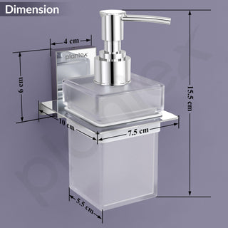 Plantex Liquid Soap Dispenser for Bathroom/304 Grade Stainless Steel Shampoo Dispenser/Handwash Dispenser/Bathroom Accessories - (Chrome)