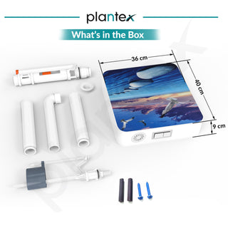 Plantex 3D Printed Flush Tank for Toilet with 7 LTR Water Capacity/Polypropylene Toilet Flush Tank/Dual Flush Cistern - Pack of 1