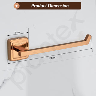 Plantex 304 Grade Stainless Steel Towel Ring for Wash Basin/Napkin Hanger for Bathroom/Towel Hanger/Towel Holder/Bathroom Accessories - Decan (Rose Gold)