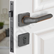 Plantex Triple Security Door Lock for Home/Main Door Lock Set with 3 Years of Warranty by plantex/Mortise Lock for Door with Brass Lock Body & Cylinder (7121, Grey & Choco)
