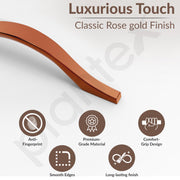 Plantex Cabinet Handle/224mm Handle for Wardrobe/Kitchen Handle/Pull-Push Handle for Home/Office - Pack of 1 (Rose Gold)