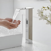 Plantex Sensor Tap for Washbasin/Pure Brass Automatic Touchless Basin tap/Pillar Tap for Wash Basin/Tap for Basin - (Chrome)
