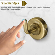 Plantex 304 Grade Stainless Steel Robe Hook/Cloth-Towel Hanger/Napkin Hanger/Bathroom Accessories - Daizy (Antique)