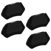 Plantex Drawer Kadi/3 Inch Chest Handle for Drawer/Rectangular Cabinet Kadi/Pull-Push Kadi for Home/Office Drawer - Pack of 4 (DTK-296, Black)