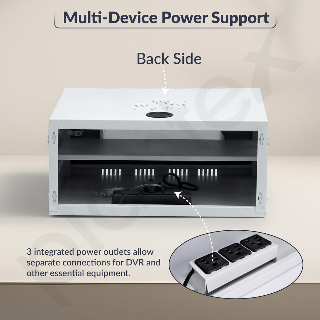 Plantex CCTV/NVR/DVR Cabinet Box/Network Rack/cctv box cabinet with ...