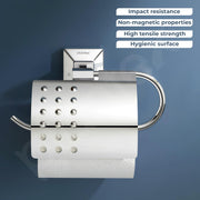 Plantex 304 Grade Stainless Steel Toilet Paper Roll Holder/Toilet Paper Holder/Tissue Paper Roll Holder
for Bathroom Accessories - Squaro (Chrome)
