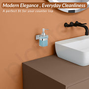 Plantex Stainless Steel Liquid Soap Dispenser/Shampoo Dispenser/Hand Wash Bathroom Accessories - Nexa (Chrome)