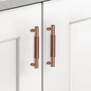 Plantex Cabinet Handle/Kitchen Cabinet Door Handle/Wardrobe/96 mm Cupboard Handle/Door Pull-Push Handle for Home/Office - Pack of 2 (Rose Gold)