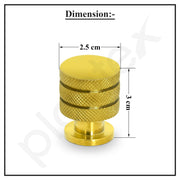 Plantex Knobs for Drawer/Drawer Knobs/Cabinet Knobs/Drawer knobs Handle/Pull-Push Knobs for Home/Office Drawers - Pack of 8 (Gold)