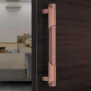 Plantex Door Handle/14 Inch Main Door Handle/Aluminium Door Handle/Pull-Push Door Handle/Door Accessories (Pack of 1, Rose Gold)
