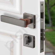Plantex Triple Security Door Lock for Home/Main Door Lock Set with 3 Years of Warranty/Mortise Lock for Door with Brass Lock Body & Cylinder (7116 - PVD Choco & Satin Black)