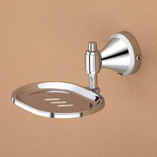 Plantex Stainless Steel 304 Grade Niko Soap Holder for Bathroom/Soap Dish/Bathroom Accessories(Chrome) - Pack of 4