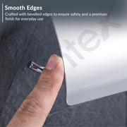 Plantex 304 Grade Stainless Steel Toilet Paper Holder/Tissue Paper Roll Holder/Toilet Paper Roll Holder/Tissue Paper Holder - Decan (Chrome)