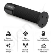 Plantex 6 Inch Sofa Leg for Bed Furniture/Aluminium Sofa Leg for Table/Support Legs/Furniture Leg - Pair of 1 (2 Piece) (DTS-77, Black)