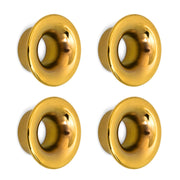 Plantex Knobs for Drawer/Drawer Knobs/Round Knobs for Cabinets/Pull-Push Knob for Home/Office Cabinet- Pack of 4 (Gold)