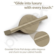 Plantex Cabinet Handle/Kitchen Cabinet Door Handle/Wardrobe/96 mm Cupboard Handle/Door Pull-Push Handle for Home/Office - Pack of 2 (Satin)