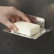 Plantex Stainless Steel Soap Dish/Soap Stand/Bathroom Soap Holder/Soap Case Bathroom Accessories - (Pack of 2)
