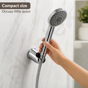 Plantex Hand Shower Holder For Bathroom/Adjustable Handheld Shower/Wand Holder/Wall Mount Bracket - Pack of 1 (Chrome)